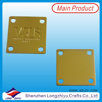 Metal Custom Gold Casting Emblems, Cheap Waterproof Nameplate Label Plate (LZY600031)